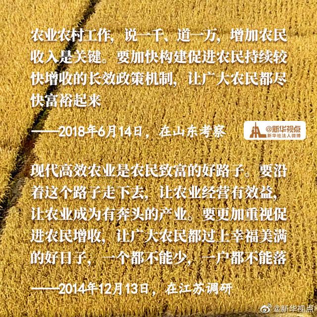 习近平总书记的“三农”寄语