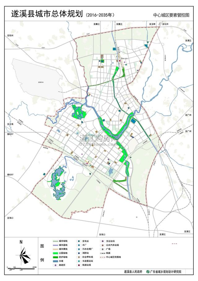 遂溪县城市总体规划（2016—2035年）出炉，未来将这样发展