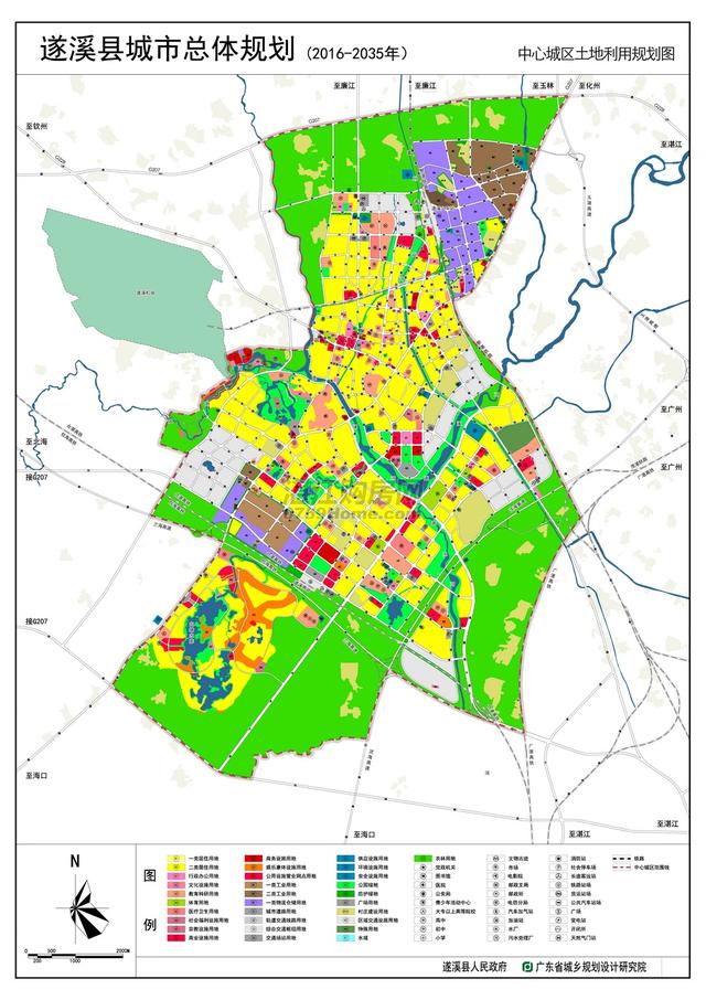 遂溪县城市总体规划（2016—2035年）出炉，未来将这样发展