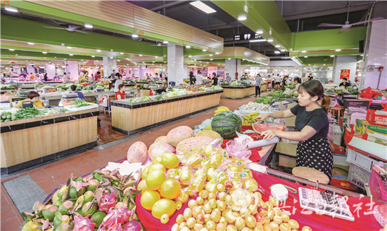 让市民的“菜篮子”拎得更有幸福感
